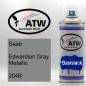 Preview: Saab, Edwardian Gray Metallic, 204B: 400ml Sprühdose, von ATW Autoteile West.